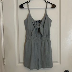 sage green romper